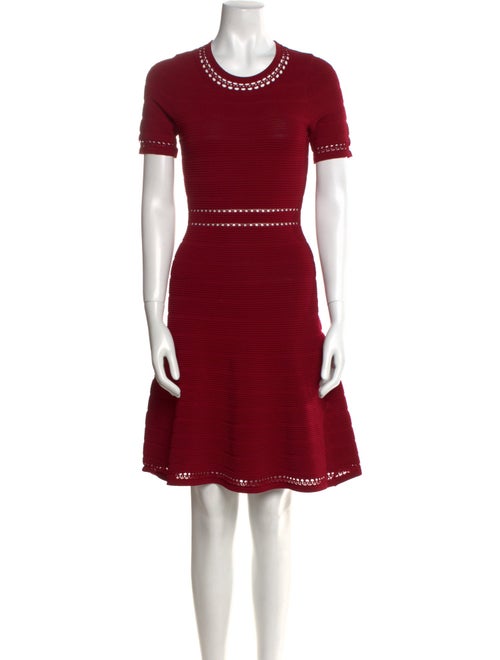 Sandro Crew Neck Knee-Length Dress