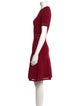 Sandro Crew Neck Knee-Length Dress