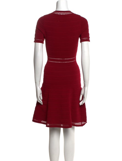 Sandro Crew Neck Knee-Length Dress