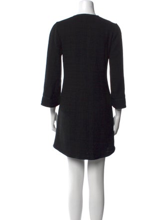 Sandro V-Neck Mini Dress