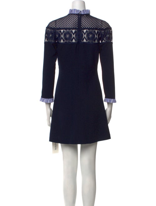 Sandro Mock Neck Mini Dress