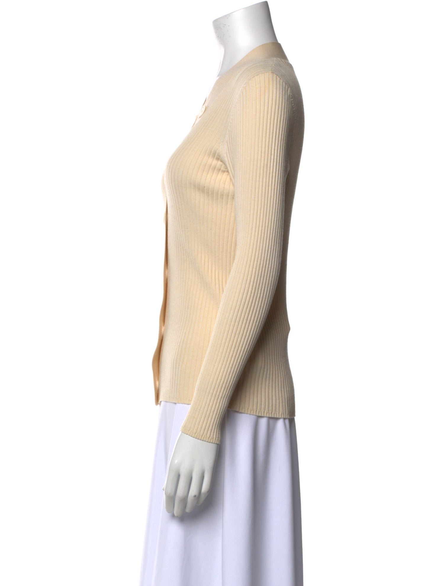 Sandro V-Neck Long Sleeve Top