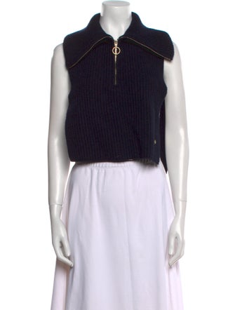 Sandro Mock Neck Sweater