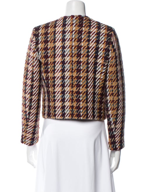 Sandro Wool Tweed Pattern Evening Jacket