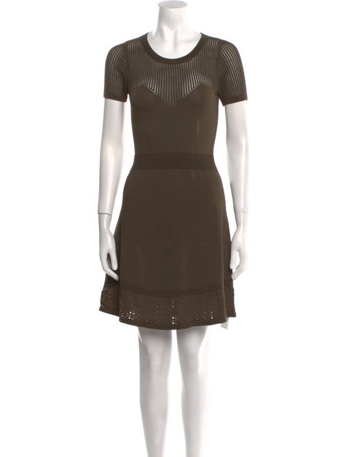 Sandro Scoop Neck Mini Dress