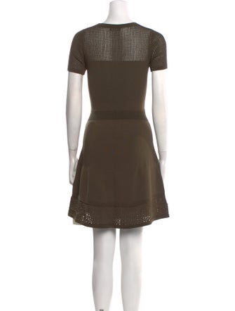 Sandro Scoop Neck Mini Dress