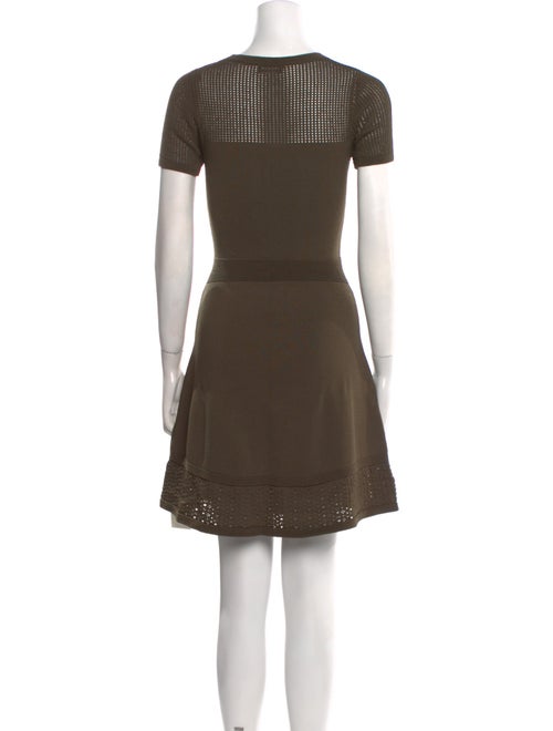 Sandro Scoop Neck Mini Dress