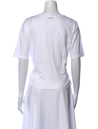 Sandro Graphic Print Scoop Neck T-Shirt