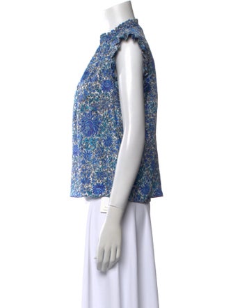 Sandro Silk Printed Top
