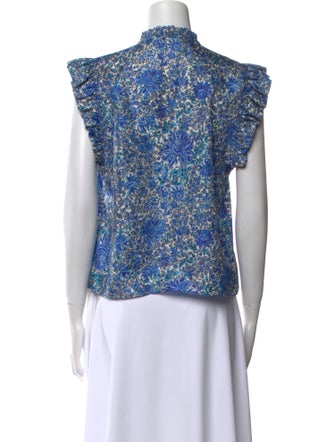 Sandro Silk Printed Top