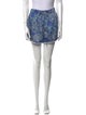 Sandro Floral Print Mini Shorts