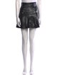 Sandro Lamb Leather Mini Skirt