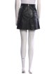 Sandro Lamb Leather Mini Skirt