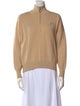 Sandro Mock Neck Long Sleeve Sweatshirt