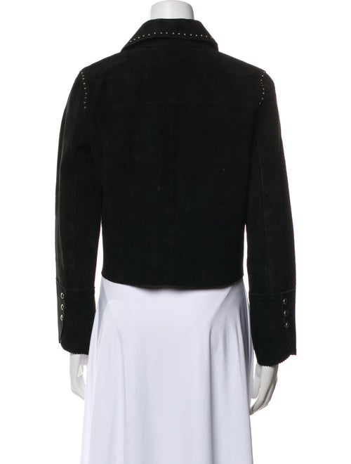 Sandro Suede Biker Jacket