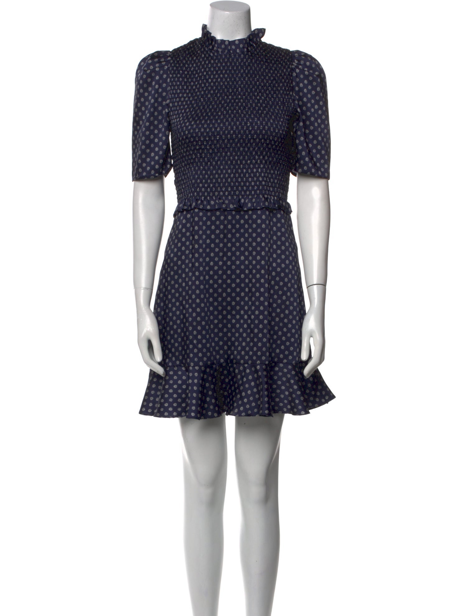 Sandro Printed Mini Dress