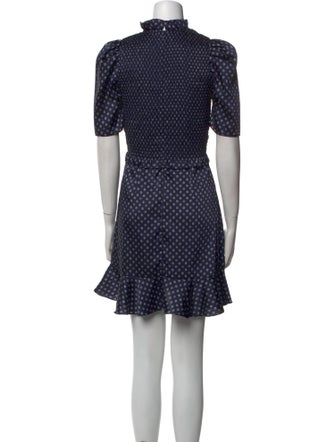 Sandro Printed Mini Dress