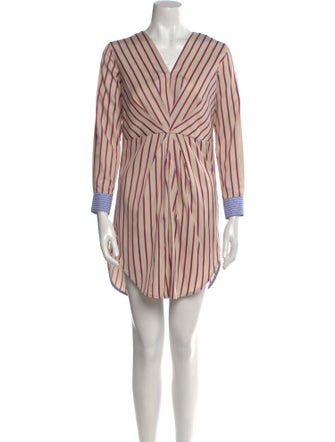 Sandro Striped Mini Dress