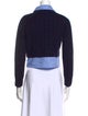Sandro Wool Colorblock Pattern Sweater