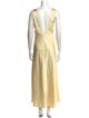 Sandro V-Neck Long Dress