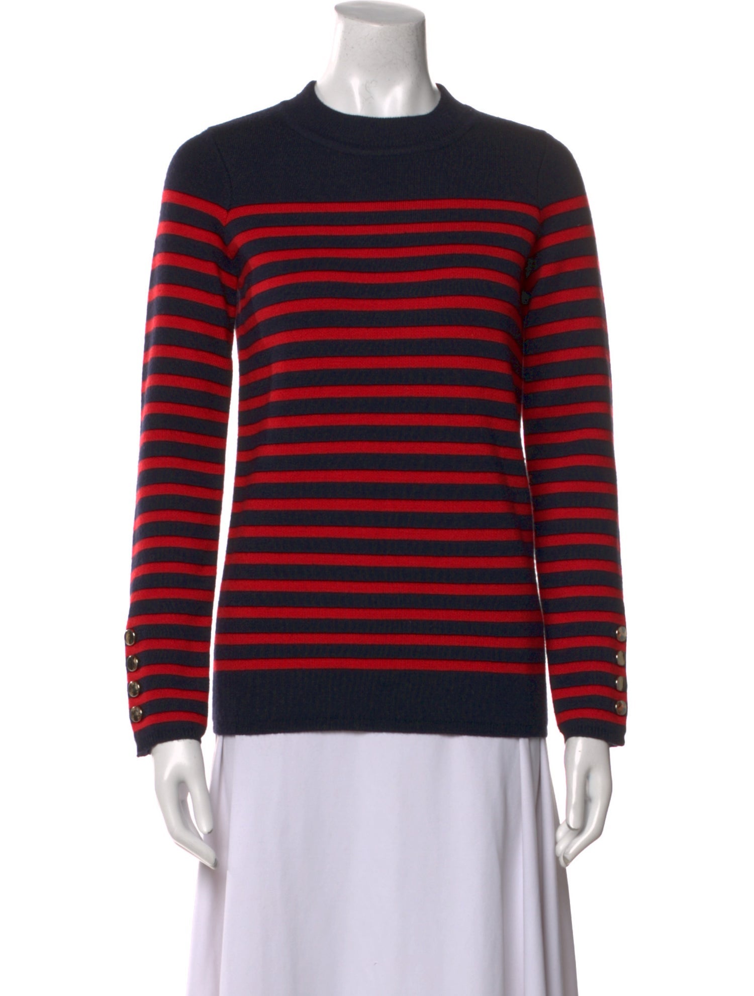 Sandro Striped Crew Neck Sweater w/ Tags