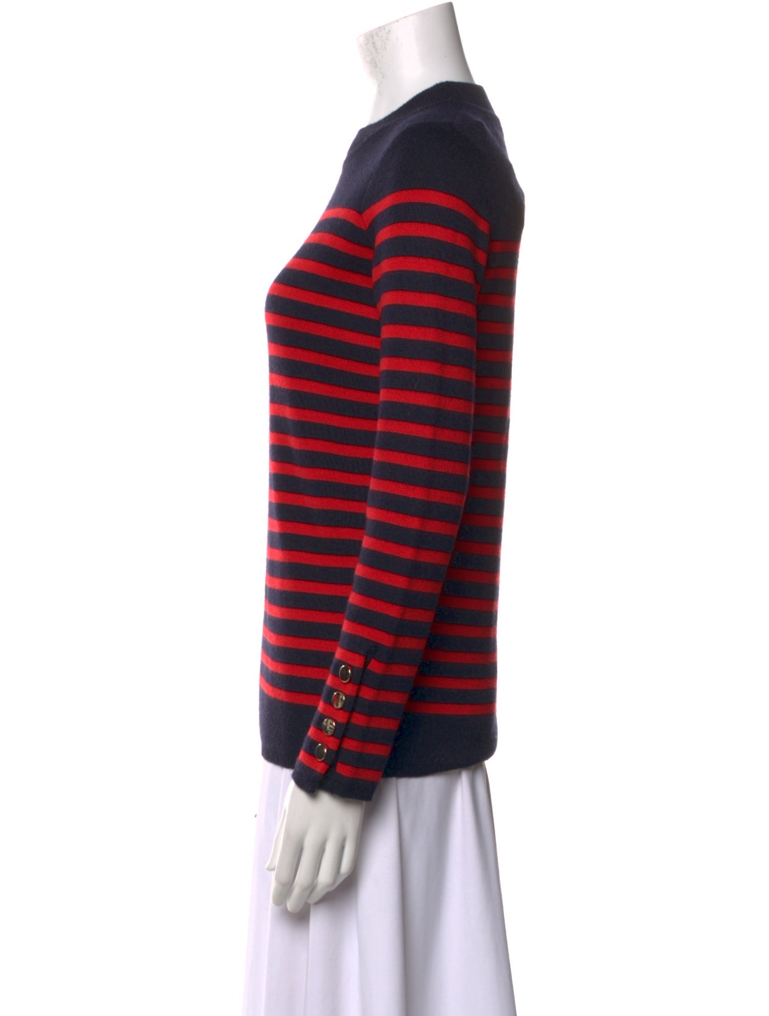 Sandro Striped Crew Neck Sweater w/ Tags