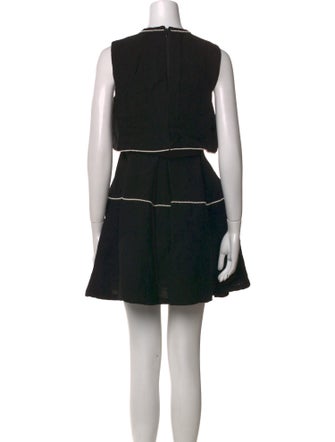 Sandro Crew Neck Mini Dress