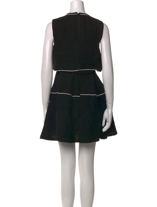 Sandro Crew Neck Mini Dress