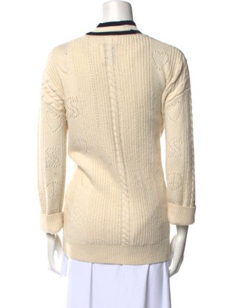 Sandro Wool Striped Sweater