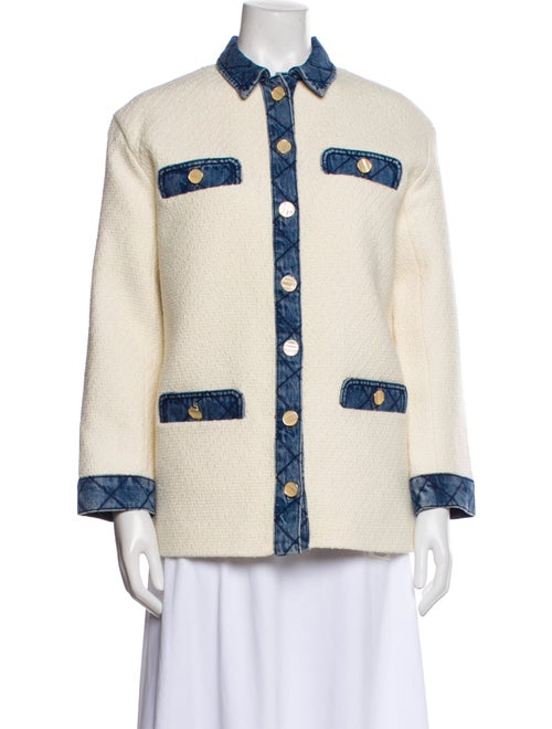 Sandro Wool Printed Jacket
