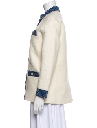 Sandro Wool Printed Jacket