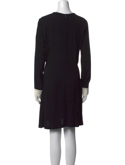 Sandro Crew Neck Mini Dress