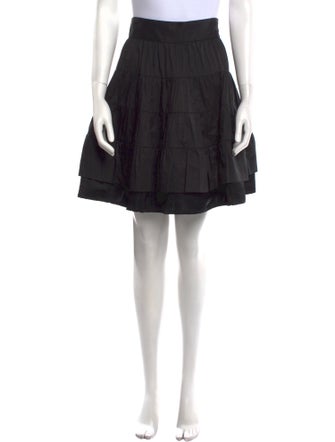Sandro Pleated Accents Knee-Length Skirt