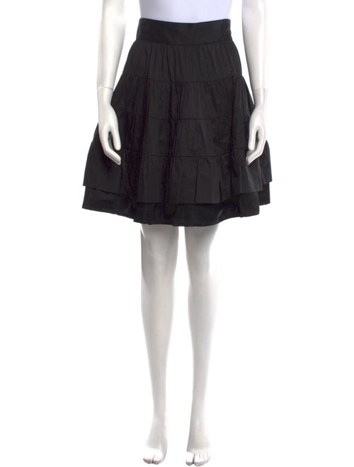 Sandro Pleated Accents Knee-Length Skirt