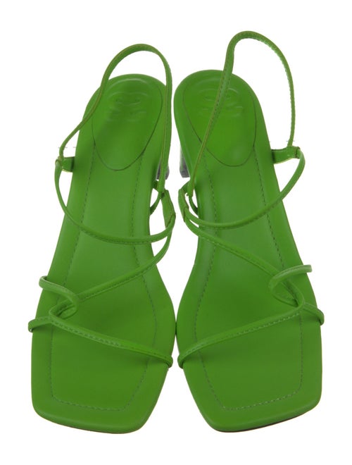 Sandro Leather Slingback Sandals