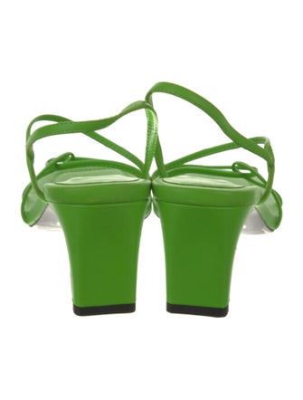 Sandro Leather Slingback Sandals