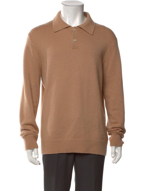 Sandro Wool Collar Polo Sweater