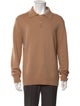 Sandro Wool Collar Polo Sweater