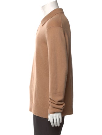 Sandro Wool Collar Polo Sweater