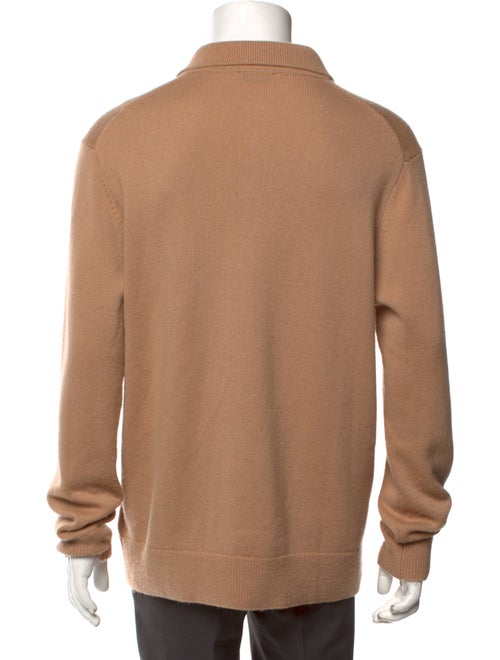 Sandro Wool Collar Polo Sweater