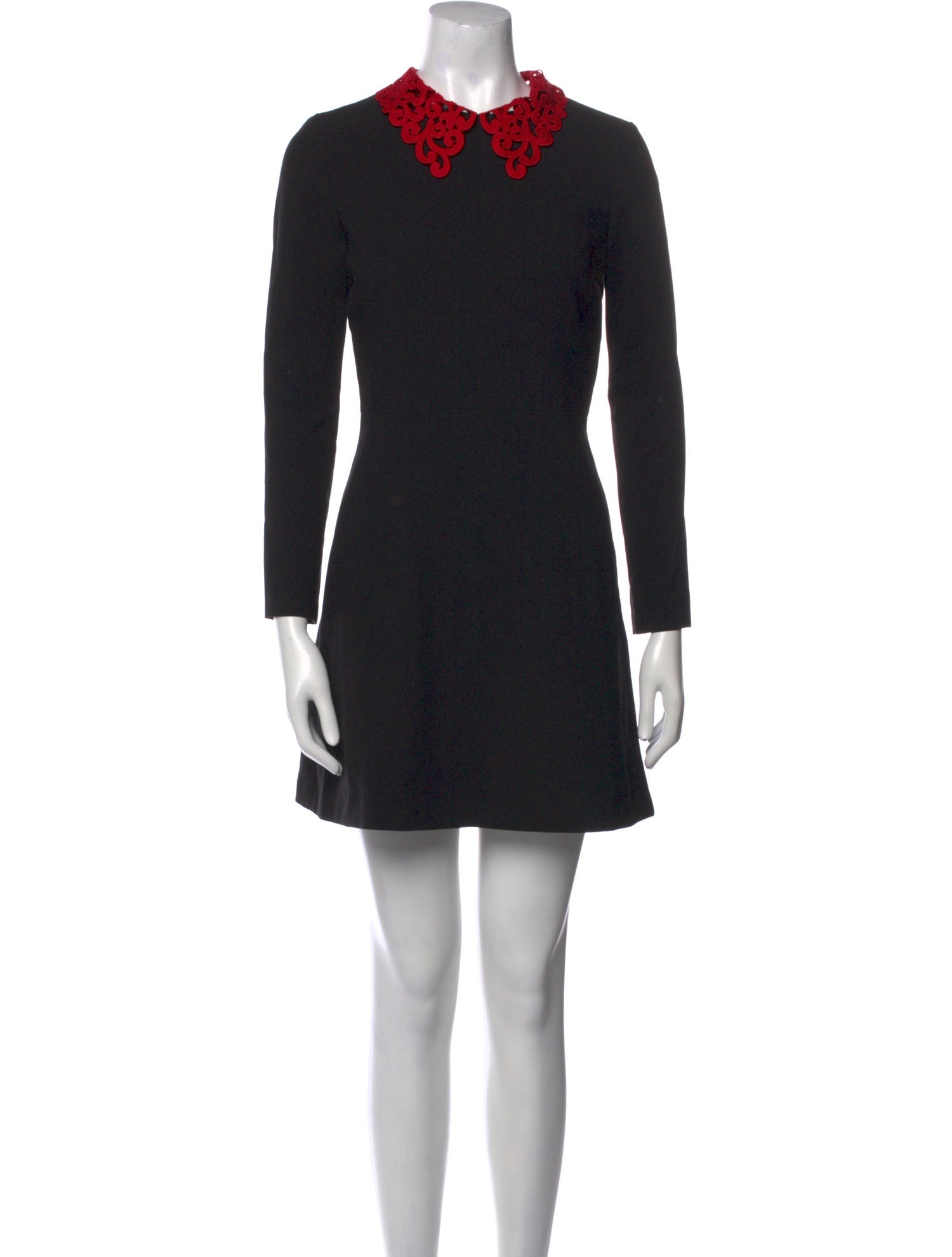 Sandro Crew Neck Mini Dress
