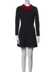 Sandro Crew Neck Mini Dress