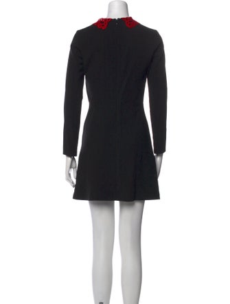 Sandro Crew Neck Mini Dress