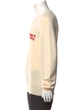 Sandro Wool Graphic Print Pullover