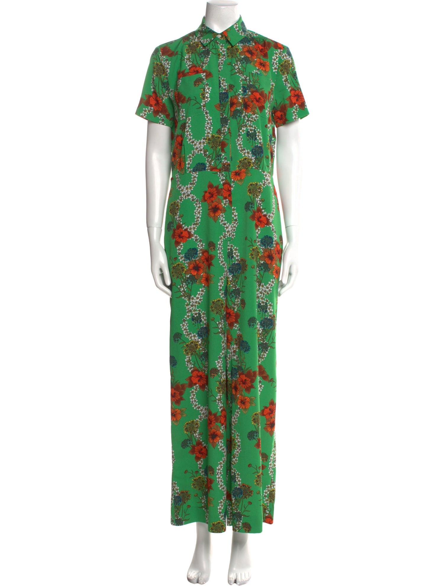 Sandro Floral Print Jumpsuit