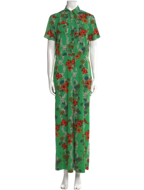 Sandro Floral Print Jumpsuit