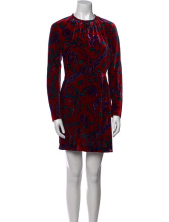 Sandro Printed Mini Dress