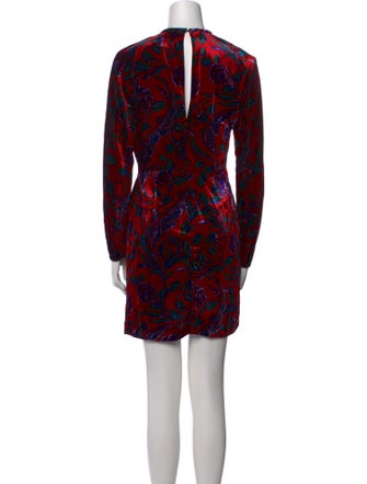 Sandro Printed Mini Dress