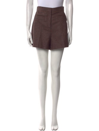 Sandro Printed Mini Shorts