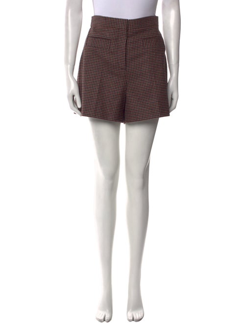 Sandro Printed Mini Shorts